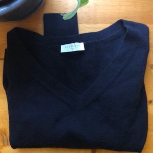 Everlane Cashmere Crop - Navy